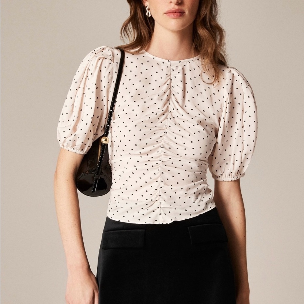 J.Crew Veranda Shirt in Dot Print